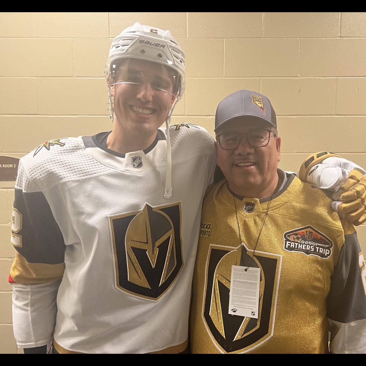 Tim Whitecloud says he’ll be inside Canada Life Centre on April 24 to cheer on his son, Zach, who plays for the Vegas Golden Knights