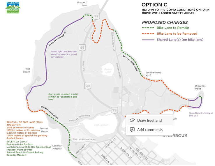 Option C Bike LAne