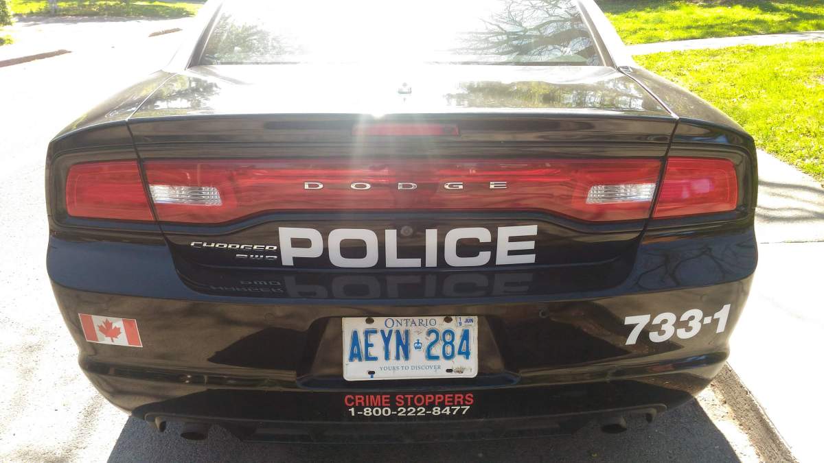 Hamilton police are investigating an armed robbery at an apartment building on Hunter Street West May 30, 2024.