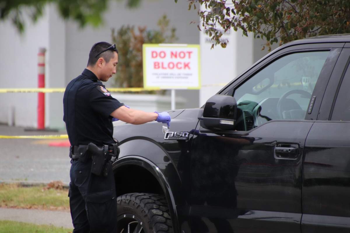 VPD at shooting scene