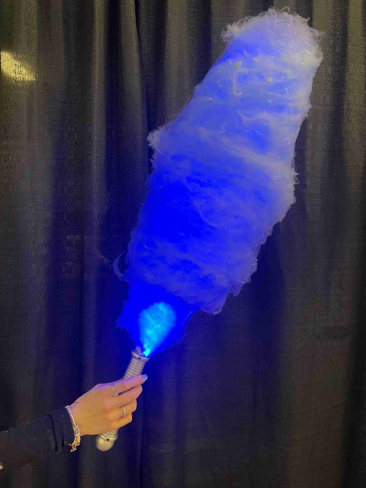Cotton candy lightsaber by Candytime at K-Days.