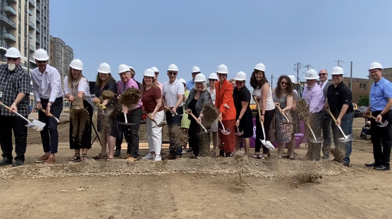 Ground broke on the new $62 million downtown Guelph library.