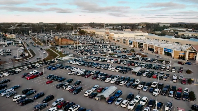 Police are investigating reports of a man who tried to enter a vehicle with a woman inside at the parking lot of Lansdowne Place on June 1, 2023.