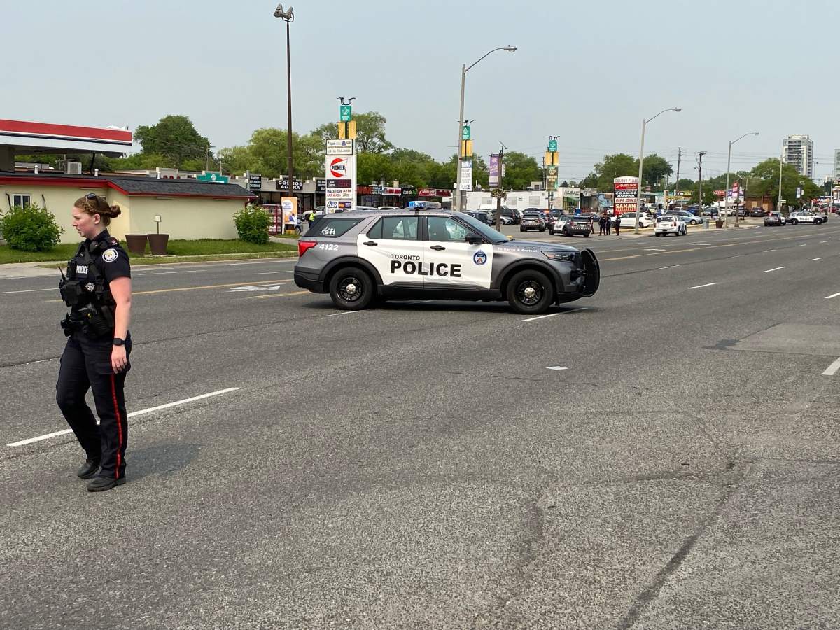 Police are investigating after a shooting in Toronto.