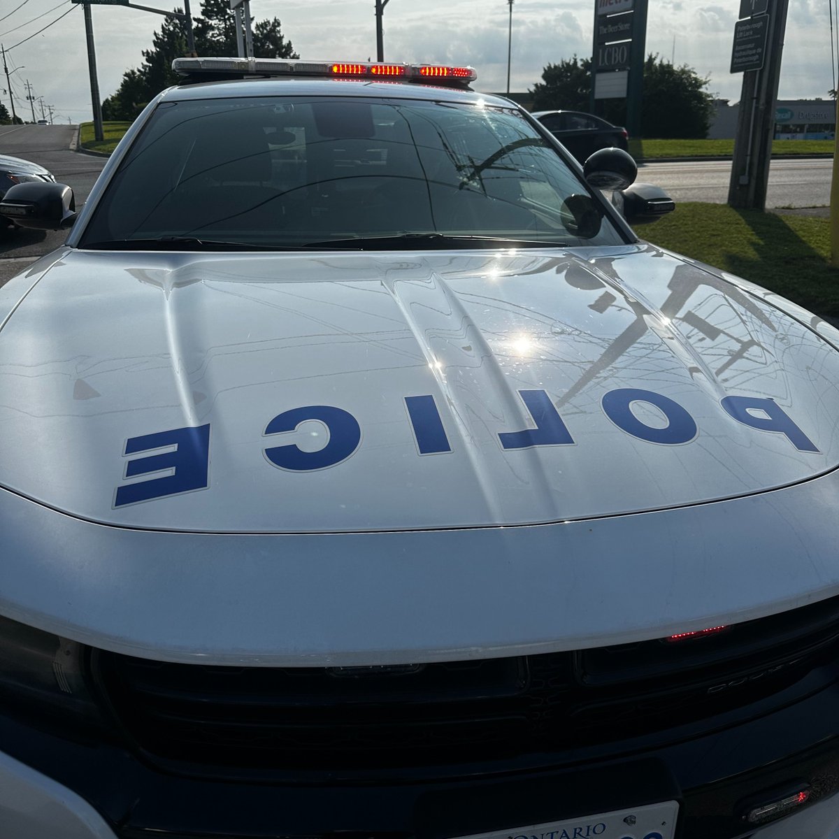 A Peterborough Police Service cruiser.