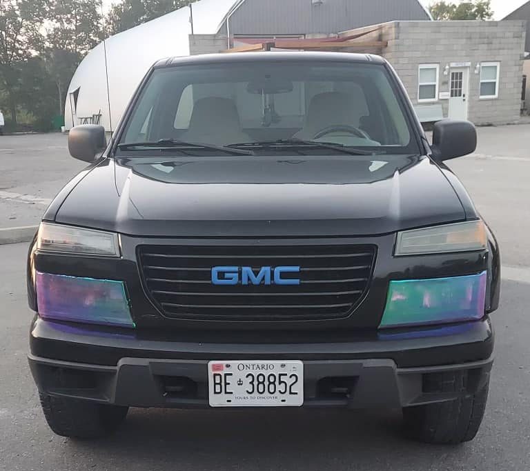 Police were looking for this pickup truck following the incident at the McDonald’s restaurant in Port Hope on July 30.