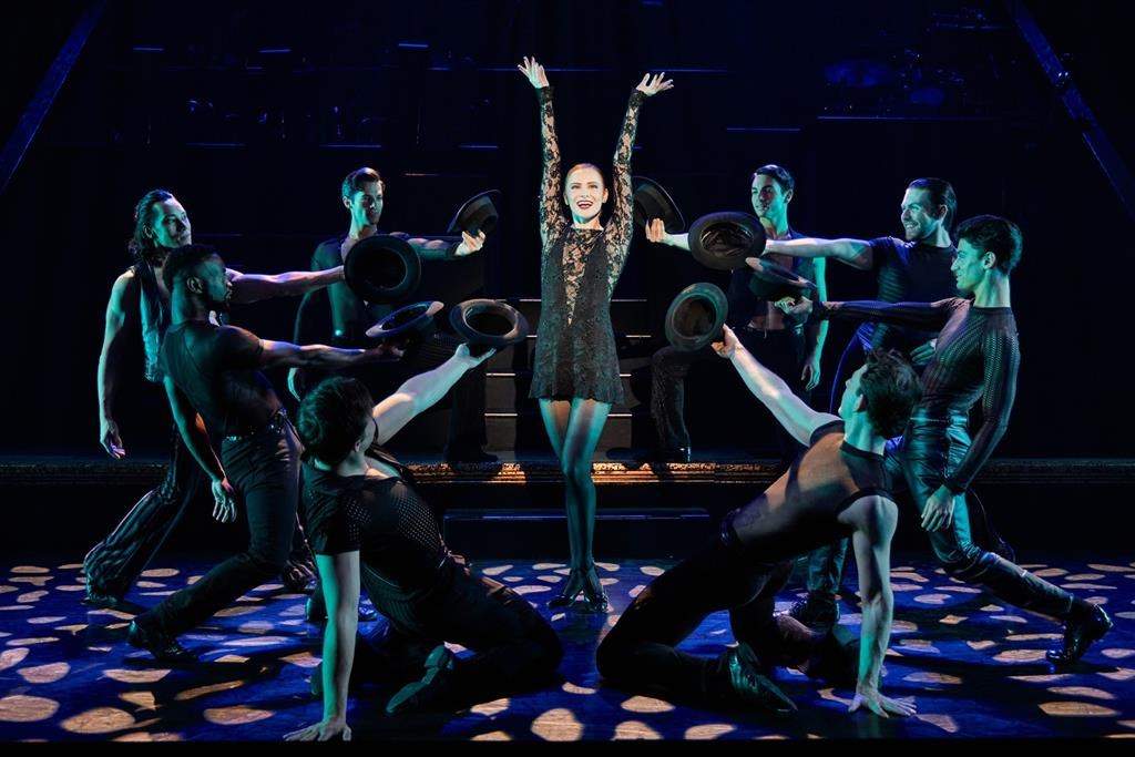 Katie Frieden and cast members from "Chicago," are shown in a handout photo. The smash Broadway hit "Chicago" will return to Toronto at the end of the year. Mirvish Productions says the musical will play at the Ed Mirvish Theatre from Dec. 27 to Jan. 6. 