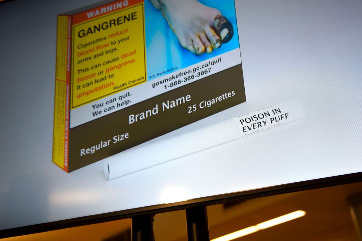 Cigarette warnings