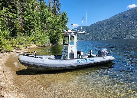 Access to areas along Westside Road that are still under evacuation orders is prohibited. According to police, they have spotted several boaters trying to gain entry from the water.