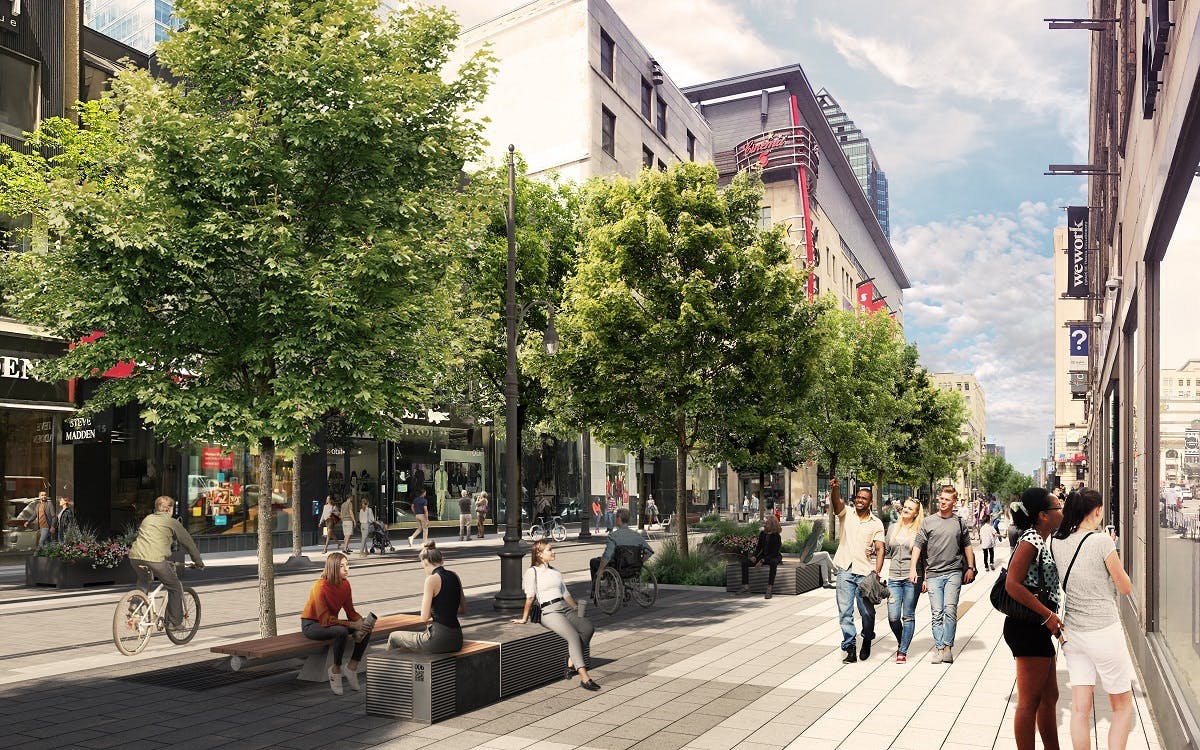 Phase two rendering of completed project.