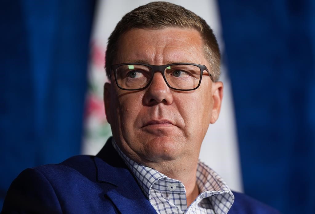 Saskatchewan Premier Scott Moe is once again fighting the federal government on their carbon tax. THE CANADIAN PRESS/Darryl Dyck.