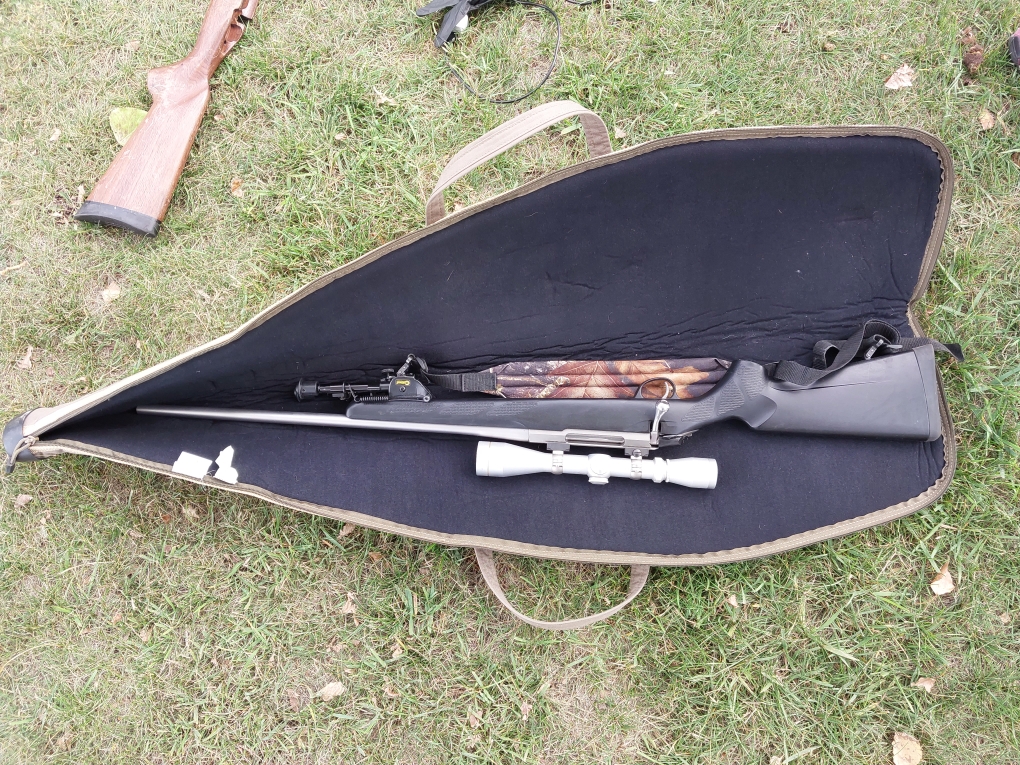Firearm seized by Calgary police.