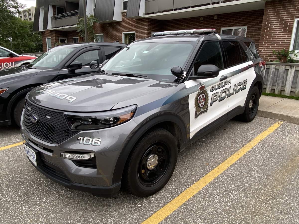 Guelph police cruiser.