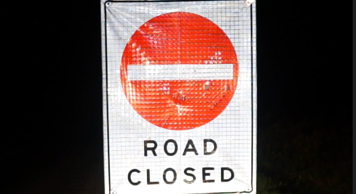 A driver was charged after driving past a road closure sign for a collision on Highway 7 in the City of Kawartha Lakes on Sept. 17, 2023.