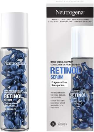 Neutrogena tube of retinol capsuls