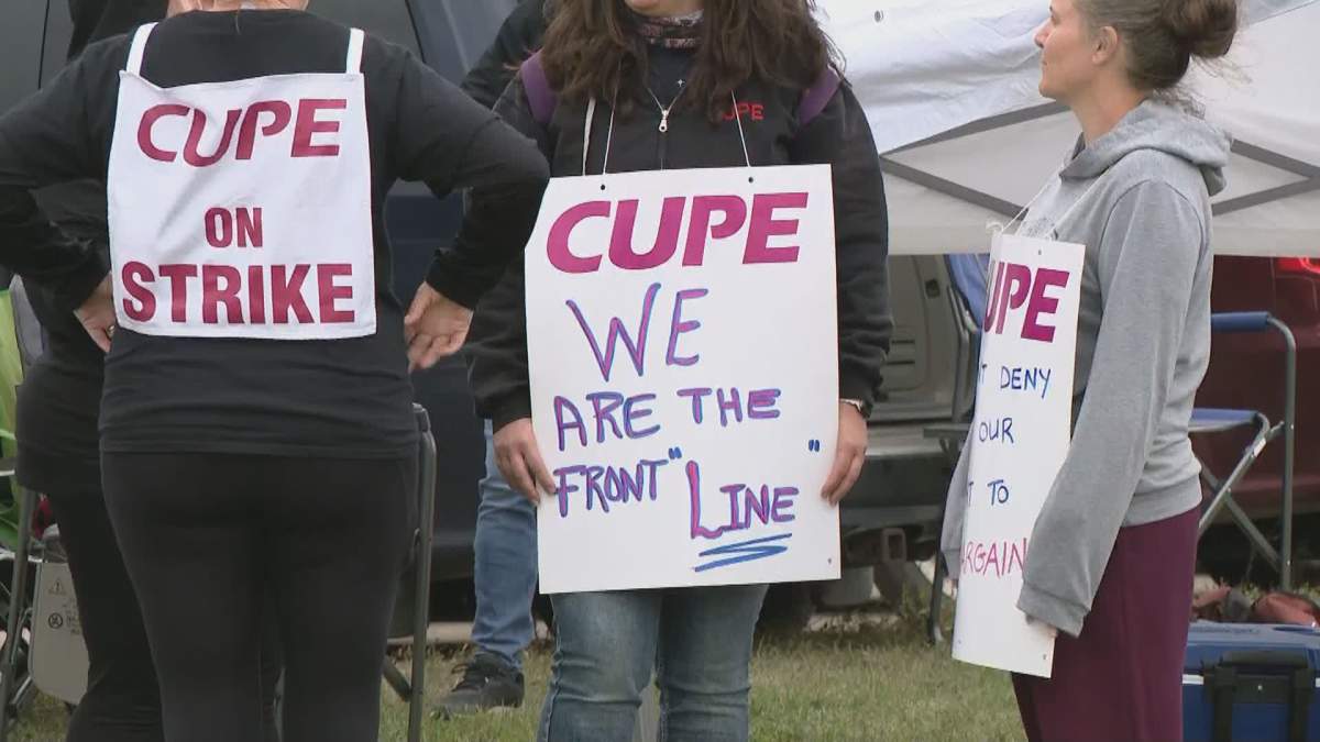 File - Some city workers on strike in the city of Prince Albert. The city and the workers struck a tentative deal on Sept. 29, but a ratification vote has been sidetracked as the union has brought a challenge before the Saskatchewan Labour Relations Board.