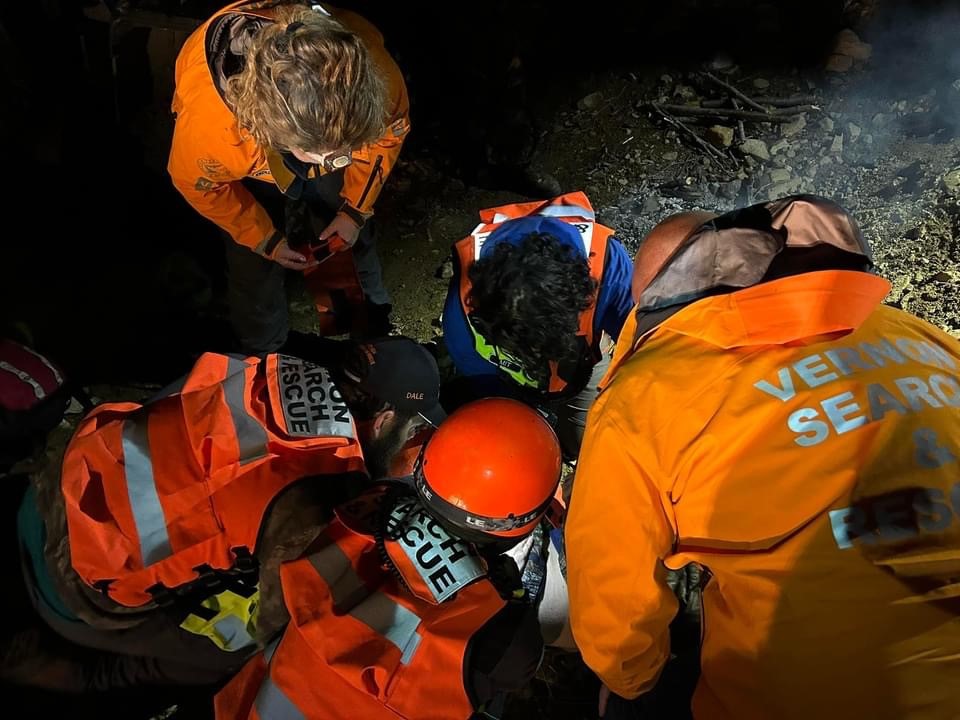 16 volunteers with Vernon Search and Rescue were called to assist members of BC Ambulance Saturday night, after a man sustained significant injuries rolling his ATV near Haddo Lake east of Lake Country.