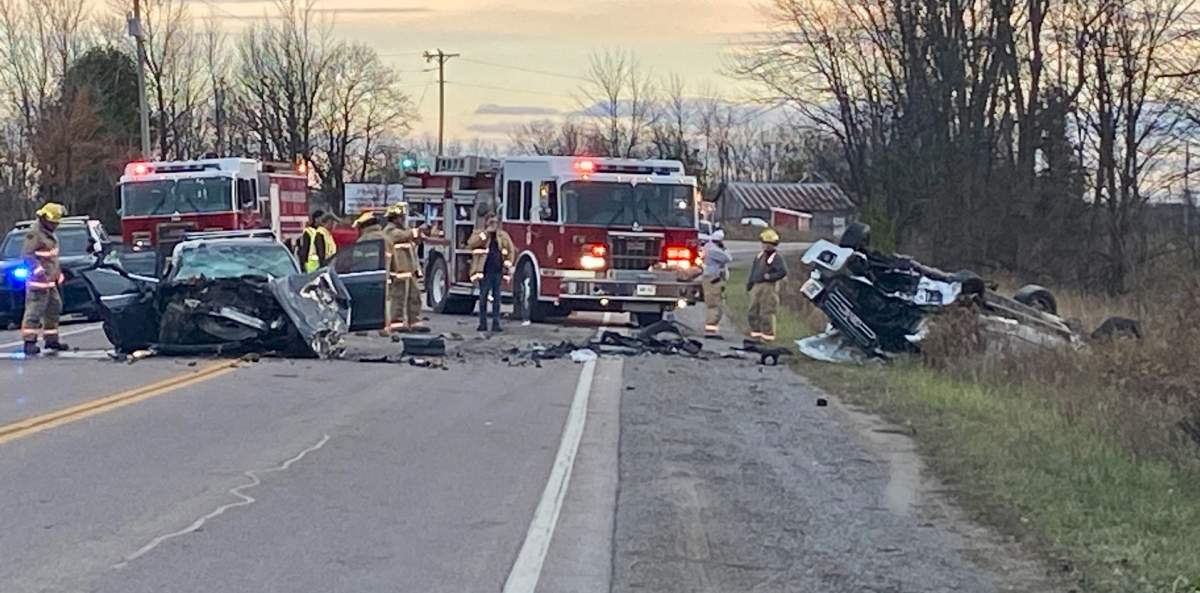Impaired driving charges were laid following a two-vehicle collision on Hwy. 35 in the City of Kawartha Lakes on Nov. 5, 2023.