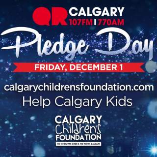 Join your favourite QR Calgary hosts broadcasting live from the Westin and help support local children’s charities on Friday, December 1st.