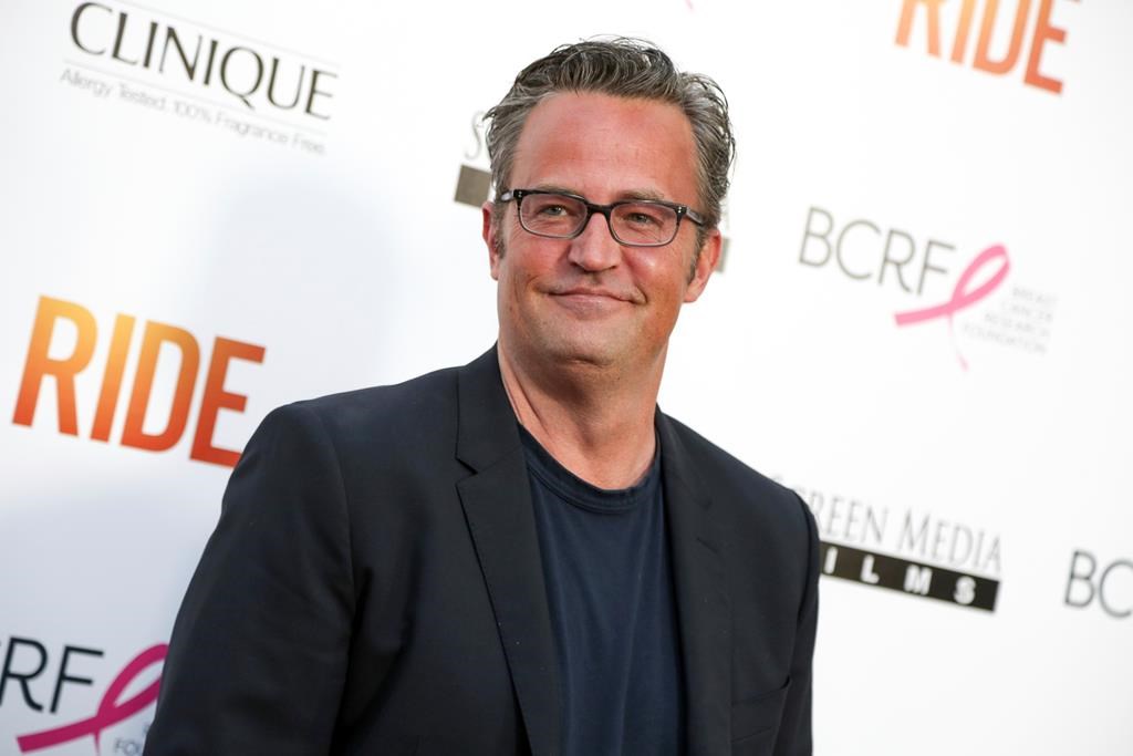 Matthew Perry arrives at the LA Premiere of "Ride" in Los Angeles.