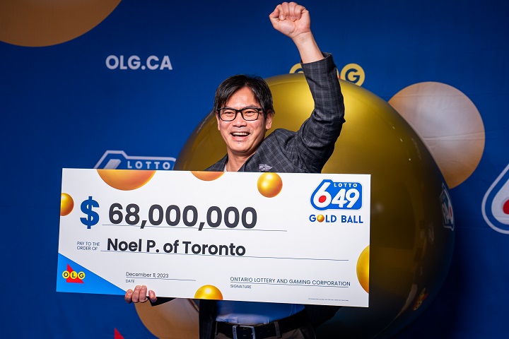 Noel Patricio won $68 million in the Sept. 27 Lotto 6/49 draw.