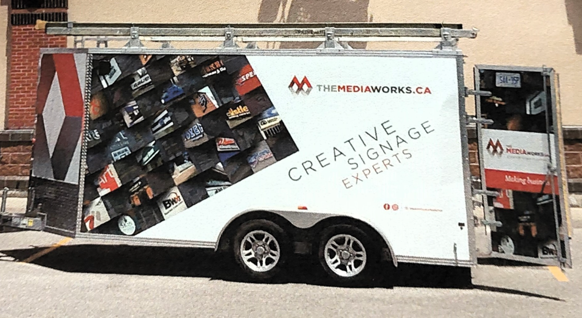 Among the recovered items was this Media Works trailer which was reported stolen from the Norwood area on Dec. 2.