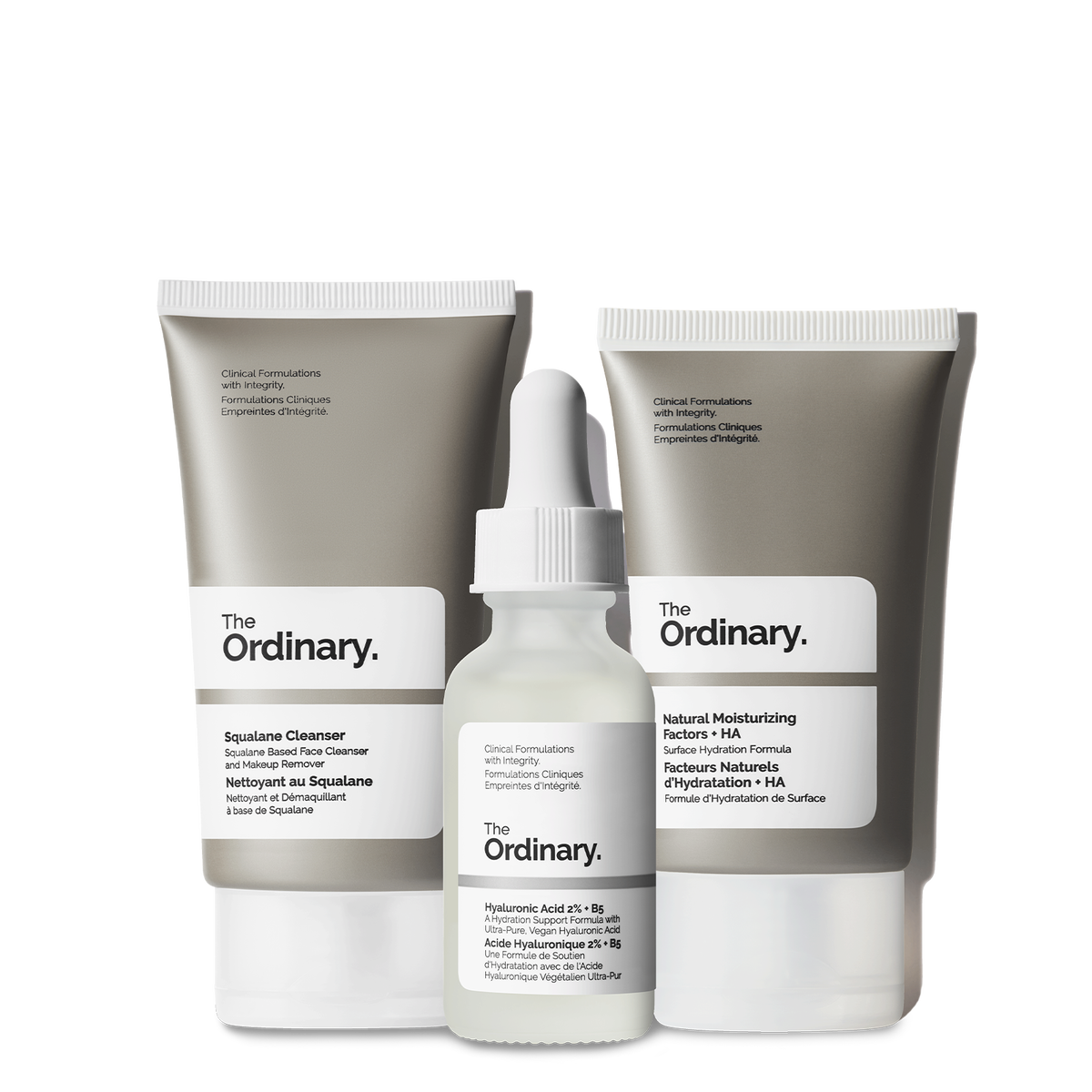 A daily skin care set from The Ordinary.