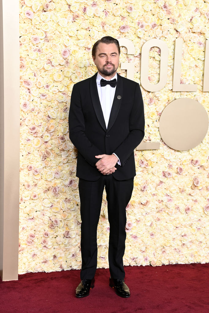 Leonardo DiCaprio attends the 81st Annual Golden Globe Awards at The Beverly Hilton on January 07, 2024 in Beverly Hills, California.