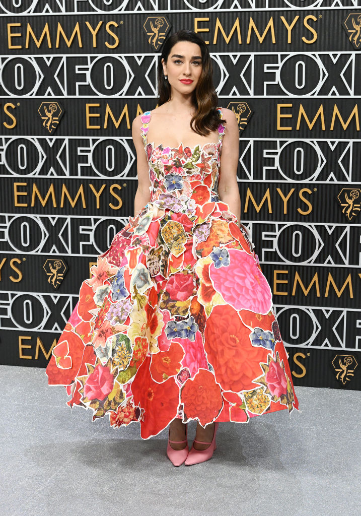 Simona Tabasco at the 75th Primetime Emmy Awards held at the Peacock Theater on January 15, 2024 in Los Angeles, California.