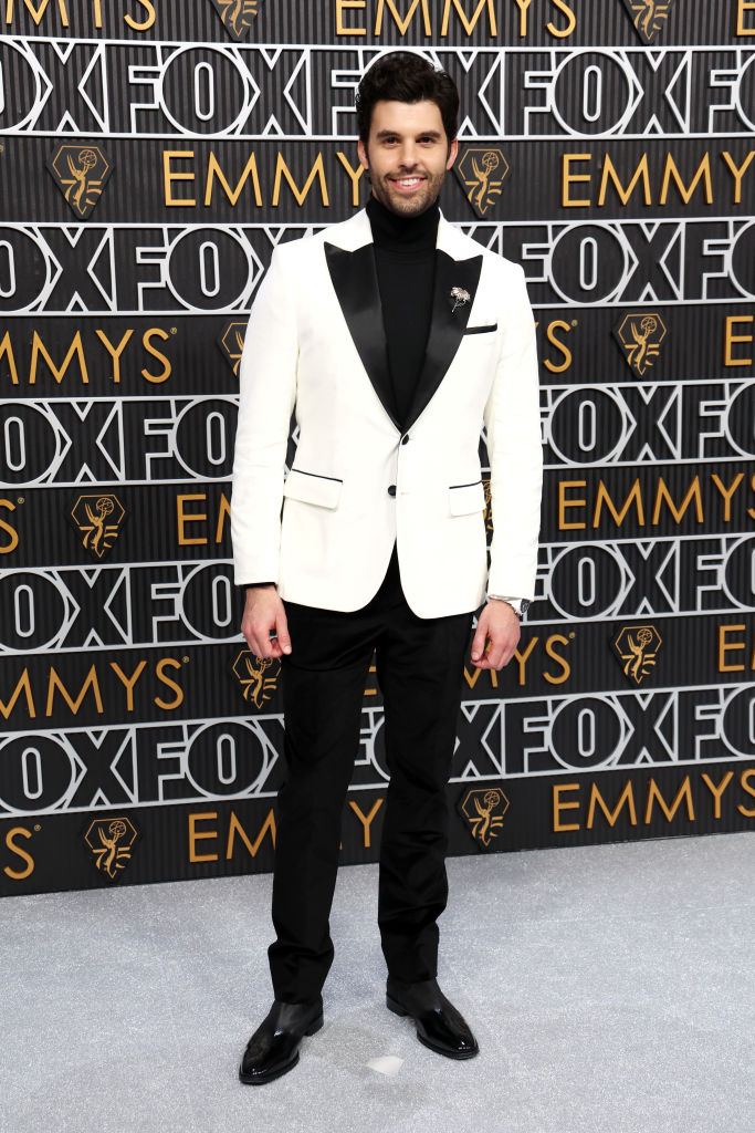 Steven Krueger attends the 75th Primetime Emmy Awards at Peacock Theater on January 15, 2024 in Los Angeles, California.