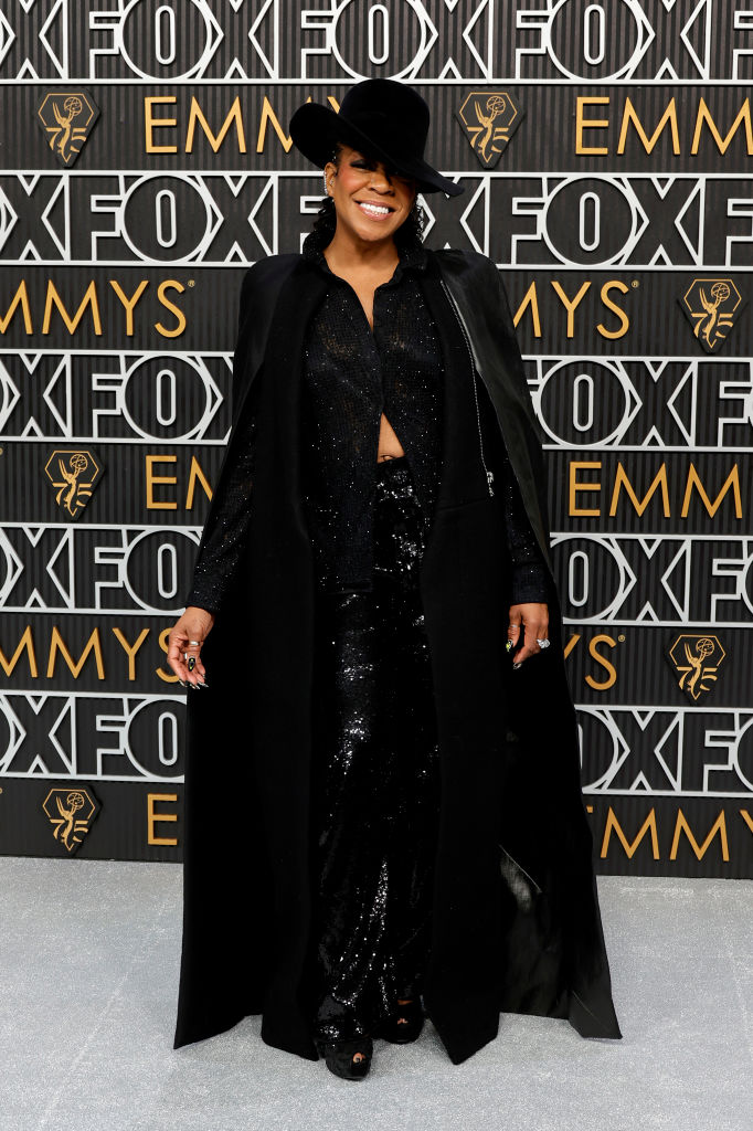 Tichina Arnold attends the 75th Primetime Emmy Awards at Peacock Theater on January 15, 2024 in Los Angeles, California.