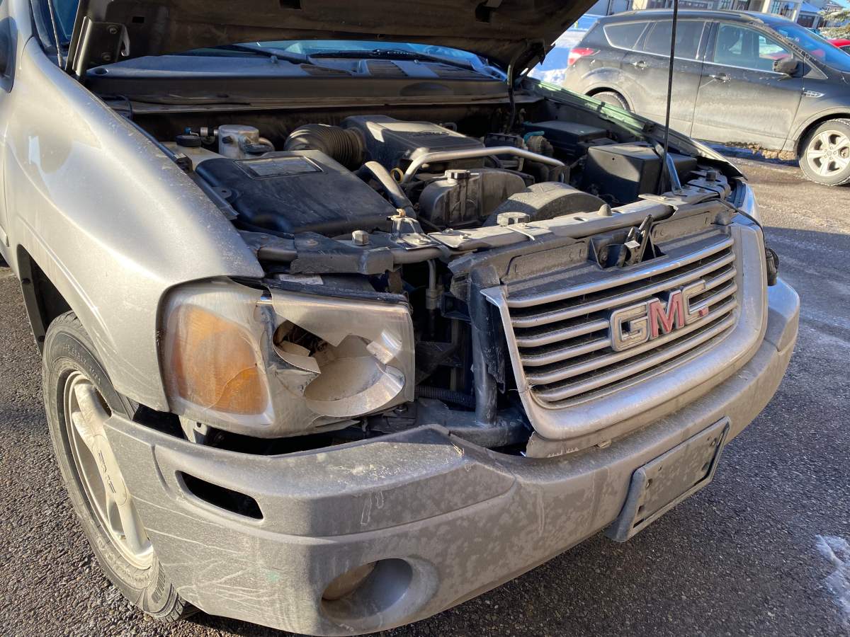 Damage on vehicle