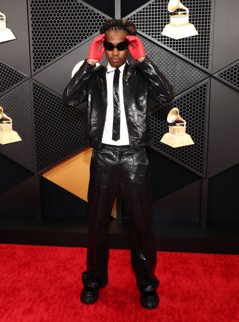 thankgod4cody attends the 66th GRAMMY Awards at Crypto.com Arena on February 04, 2024 in Los Angeles, California.