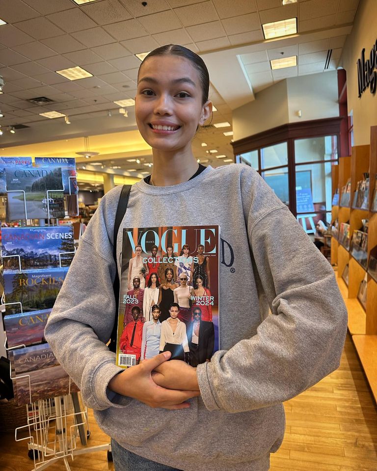 Heather Strongarm of Fishing Lake, Sask., appeared on the cover of Vogue in 2023.