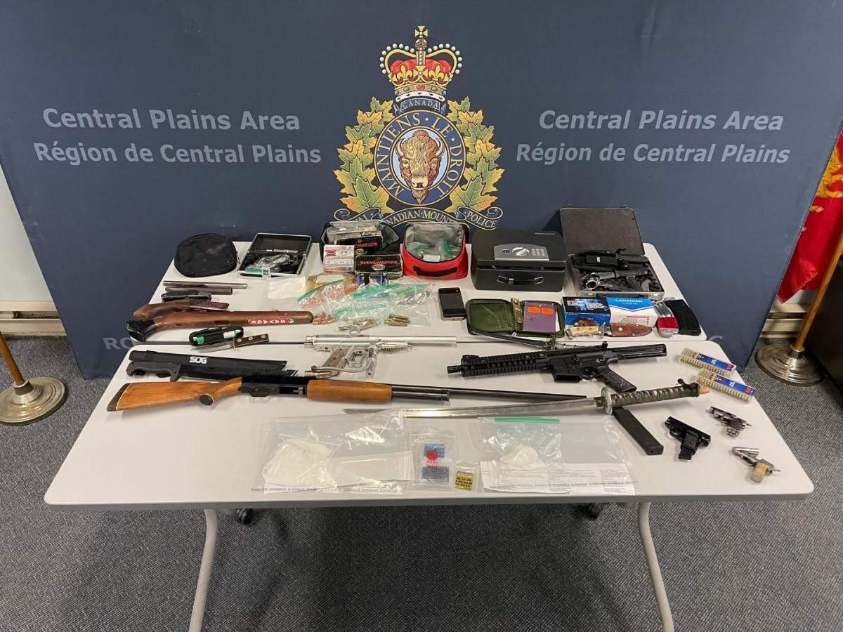 Contraband seized by Portage la Prairie RCMP.