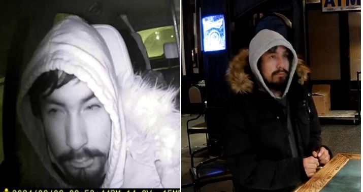 Winnipeg police are searching for two suspects in connection with a homicide on Feb. 7, 2024. The first suspect is described as having a thin to medium build.