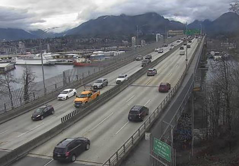 Weather and road conditions in Vancouver, Feb. 1, 2024.