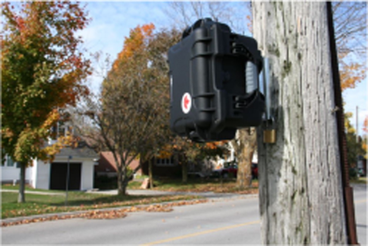 a Northline Black Cat Radar device