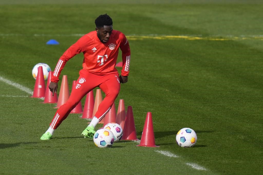 Canadian star Alphonso Davies