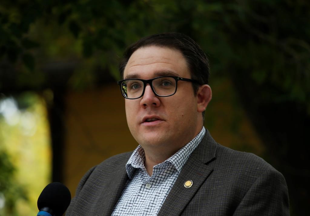 Alberta's minister for seniors and community and social services, Jason Nixon.