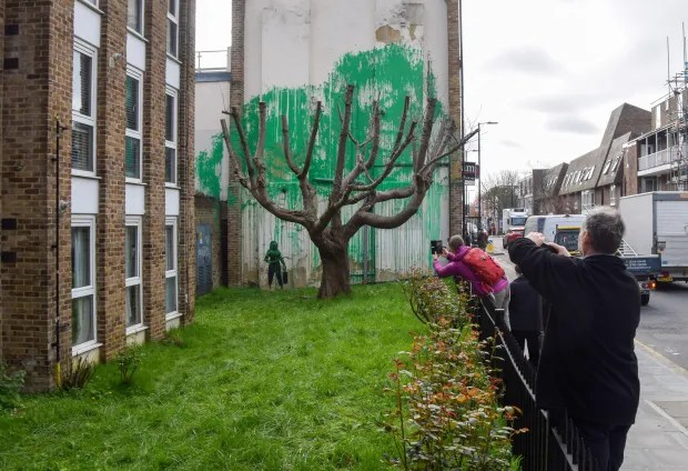 Banksy’s newest art piece in the United Kingdom
