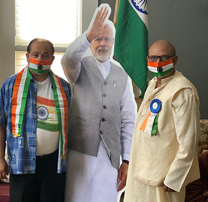 Maninder Gill, left, heads the Friends of Canada and India Foundation.