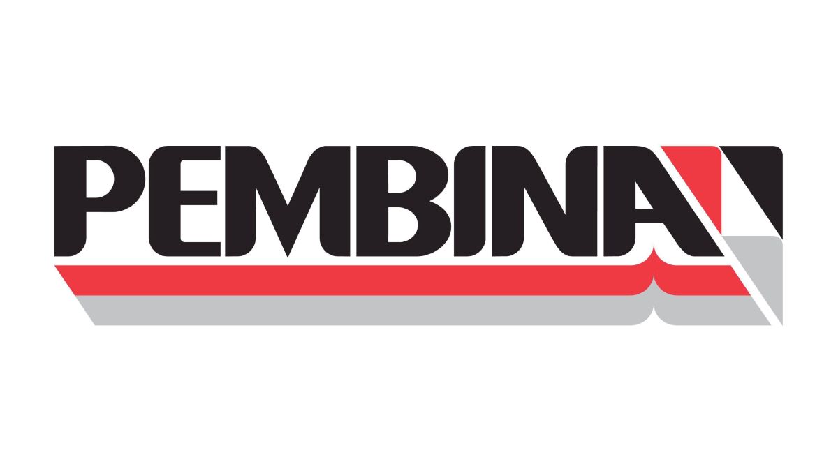 The corporate logo of Pembina Pipeline Corp. (TSX:PPL) is shown.