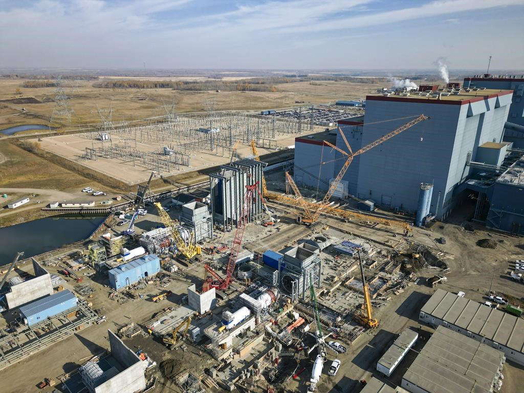 Capital Power’s Genesee plant is seen near Edmonton in an Oct. 19, 2022, handout photo.