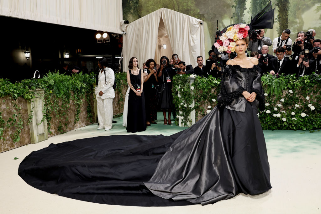 Zendaya attends The 2024 Met Gala Celebrating "Sleeping Beauties: Reawakening Fashion" at The Metropolitan Museum of Art on May 06, 2024 in New York City.