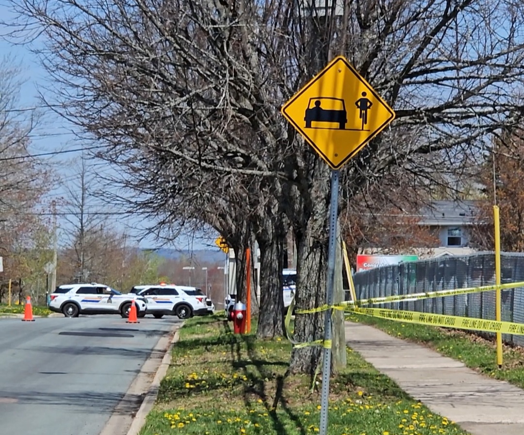 There was a heavy RCMP presence in the Bessborough Avenue area of Moncton on Wednesday afternoon.