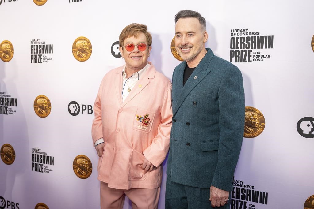 A documentary about Elton John and an Amy Adams-led horror comedy about a stay-at-home mom will premiere at the Toronto International Film Festival in September. John and David Furnish arrive in the red carpet for the 2024 Library of Congress Gershwin Prize for Popular Song at a DAR Constitution Hall honouring Elton John and Bernie Taupin, Wednesday, March 20, 2024, in Washington. 