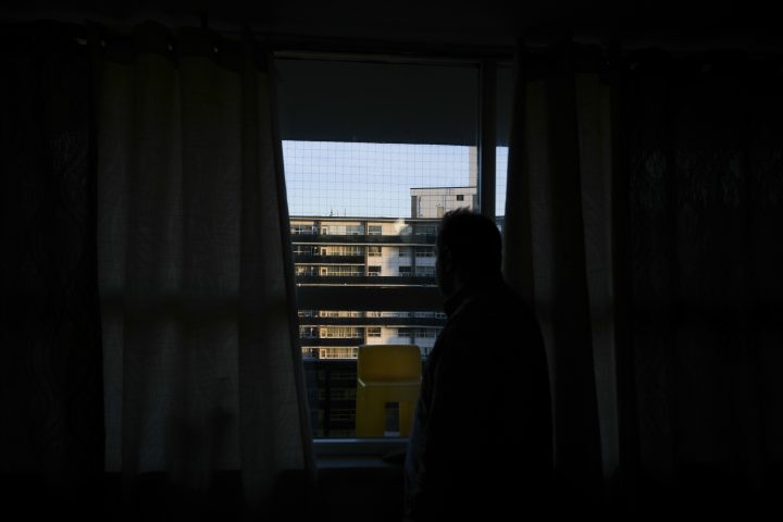 Thorncliffe Park resident Jamal Kabykoly is pictured in his home on Monday, April 22, 2024.