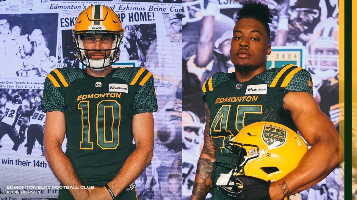 The Edmonton Elks unveiled their new third jersey Wednesday, June 5, 2024.