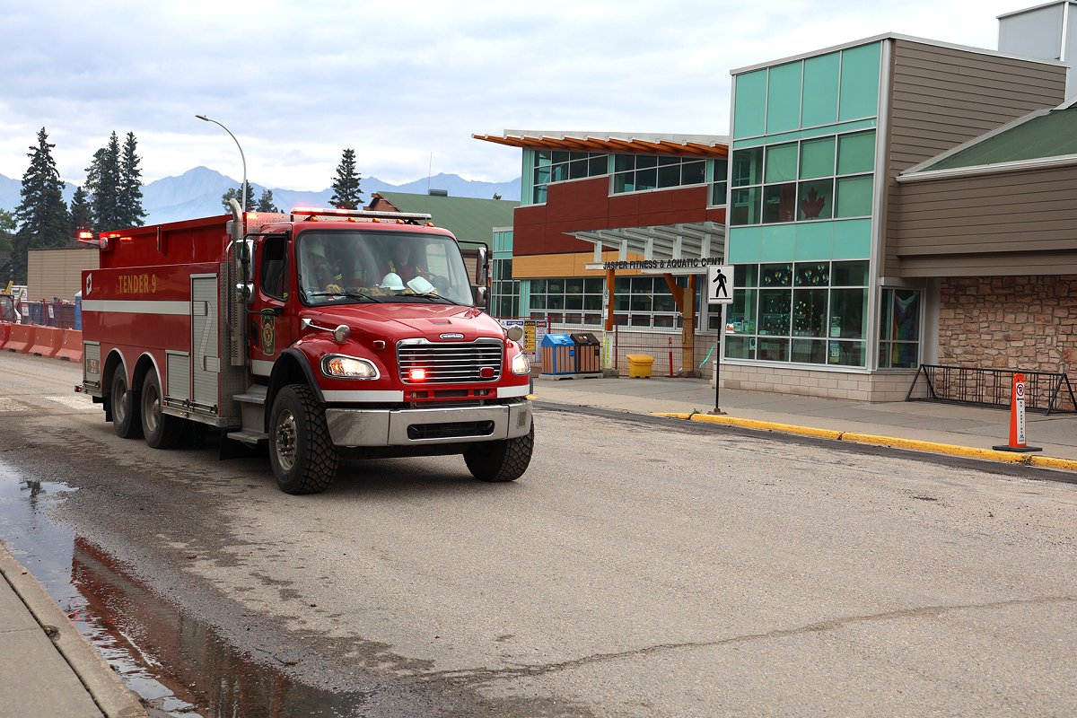 Jasper National Park officials tweeted out some photos from the park's townsite on Friday. They noted that while 358 structures were destroyed, all critical infrastructure was successfully protected.